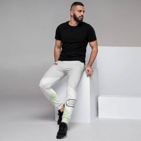 LNK City Boyz Coquette Grey White Men's Joggers - Image 2