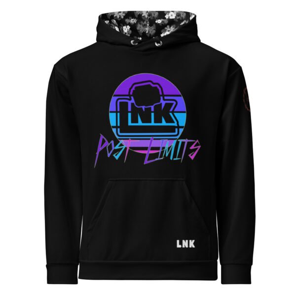 LNK Post Limits Black Unisex Hoodie