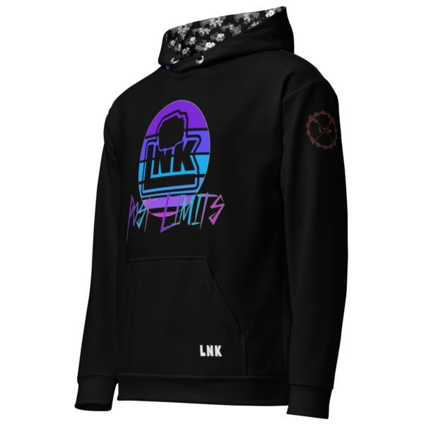 LNK Post Limits Black Unisex Hoodie - Image 2