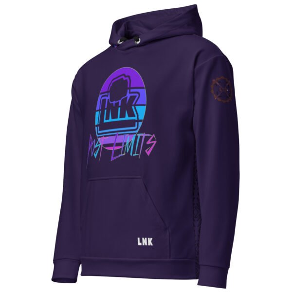 LNK Post Limits Tolopea Purple Unisex Hoodie - Image 2