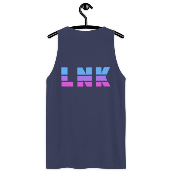 LNK Post limits Men’s premium tank top - Image 6
