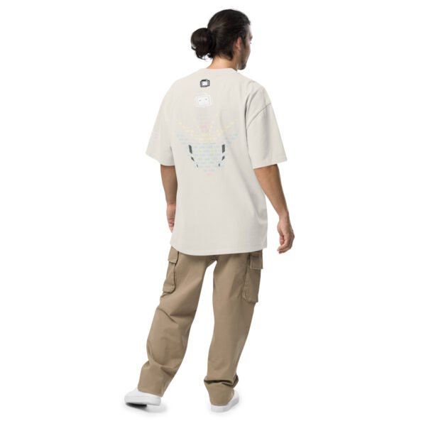 LNK Cafe Ohayo It's a ! Oversized faded t-shirt - Image 7